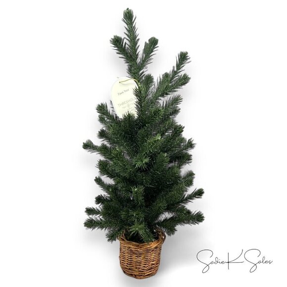 Threshold Studio McGee Medium Pine Artificial Tree in Basket - Christmas 2024 - Picture 7 of 8
